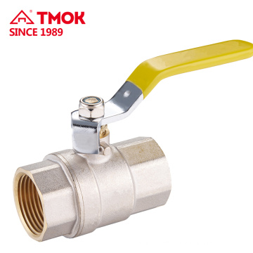 Supply High Quality DN15 Brass Gas Valve Long Iron Control Handle Copper Ball Valve